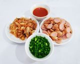Hình bước làm 1 của món Cơm chiên kim chi