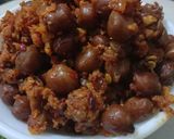 A picture of step 4 of Chick pea masala.