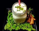 A picture of step 4 of Pudina masala Buttermilk.