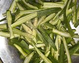 शाही भिंडी (Shahi bhindi recipe in hindi) रेसिपी चरण 1 फोटो