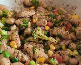 A picture of step 4 of Oats, wheat pasta.
