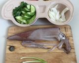 Hình bước làm 1 của món Mực xào chua ngọt