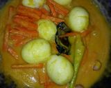 Foto langkah ke 13 dari resep Telur Kuah Acar Kuning #Dandelion.