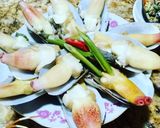 Hình bước làm 3 của món Tu hài, ngao 2 còi hấp sả