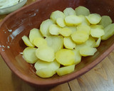 Foto del paso 6 de la receta: Patatas al horno con bacon y guisantes