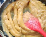 A picture of step 1 of Khandvi.