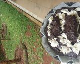 Foto langkah ke 2 dari resep Keto brownies with cream cheese and walnut.