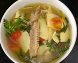 Hình bước làm 3 của món Vịt nấu măng chua