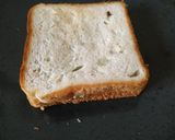 A picture of step 4 of Quick Thai paneer sandwich with salad.