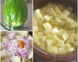 A picture of step 1 of Papaya Puli Kajipu.