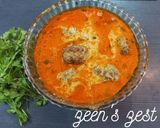 A picture of step 5 of Hyderabadi Kofte ka Salan.