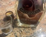 A picture of step 1 of Martini chocolate peppermint.