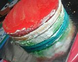 Foto langkah ke 5 dari resep Rainbow Cake Suka Suka.