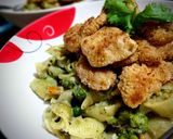 A picture of step 31 of Spinach Pasta with Baked Chicken Nuggets.