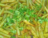 Une image de l'étape 3 de Poêlée d'Haricot vert.