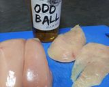 A picture of step 1 of Odd Ball Chicken.