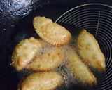 A picture of step 8 of Karanji (coconut Gujiya).