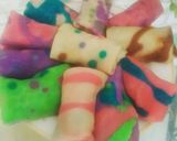 Foto langkah ke 6 dari resep Dadar gulung warna warni.
