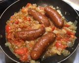 Une image de l'étape 10 de Diots du Jura fumés à la compotée de tomates, ail, oignon et origan.