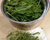 薑炒龍鬚菜的食譜步驟1照片