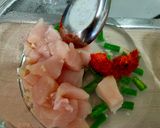 รูปขั้นตอนการทำที่ 2 ของ ต้มพริกแกงไก่ ไมโครเวฟ