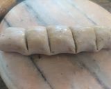A picture of step 3 of Veggie Wheat crunchies.
