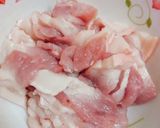 Hình bước làm 1 của món Mắm kho