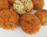 Foto langkah ke 6 dari resep Bola Bola Tempe Bayam.