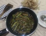 Foto langkah ke 4 dari resep Tumis Terong Hijau Saus Tiram.