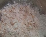 A picture of step 2 of Cinnamon coco roll.