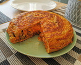Foto del paso 7 de la receta: Tortilla de boniato y setas