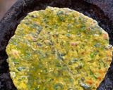 A picture of step 4 of Thepla Quesadillas.