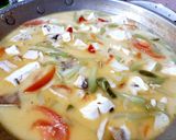 Foto langkah ke 5 dari resep Labu Siam, Tongkol, dan Tahu Masak Santan.