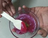 A picture of step 7 of Rose Pudding Without Gelatin / Agar Agar.