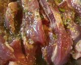 A picture of step 2 of Greek ribs.