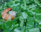 Hình bước làm 1 của món Canh cải xanh tôm thịt