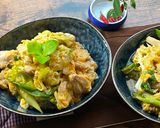 A picture of step 5 of Japanese Egg and Chicken Rice②親子丼.
