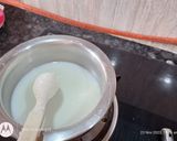A picture of step 2 of Hyderabadi-style kurma custard with coffee flavour.