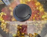 Cukkinis csirkemáj recept fázis 3 fotója