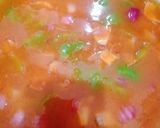 A picture of step 5 of Chikan manchurian with fried rice.