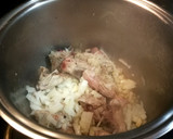 Foto del paso 3 de la receta: Sopa de judía plana con costillas de cerdo y acelga