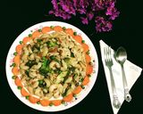 A picture of step 9 of Vegetable Macaroni.