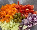 Görög saláta Heni módra recept fázis 1 fotója