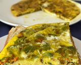 A picture of step 4 of Frittata with Zucchini Blossoms🥚🥒.
