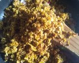 A picture of step 5 of Idichakka(Raw jackfruit) thoran.