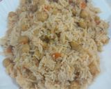 A picture of step 3 of Chana pulao.