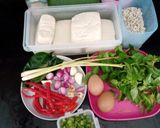 Foto langkah ke 1 dari resep Pepes Tahu Kemangi Khas Sunda.