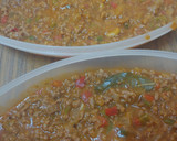 Foto del paso 3 de la receta: Patata rellena de Burritos, salsa BBQ, albahaca