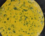 A picture of step 3 of Methi thepla.