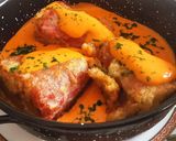 Foto del paso 9 de la receta Pimientos rellenos de Carne con crema de los mismo Piquillos